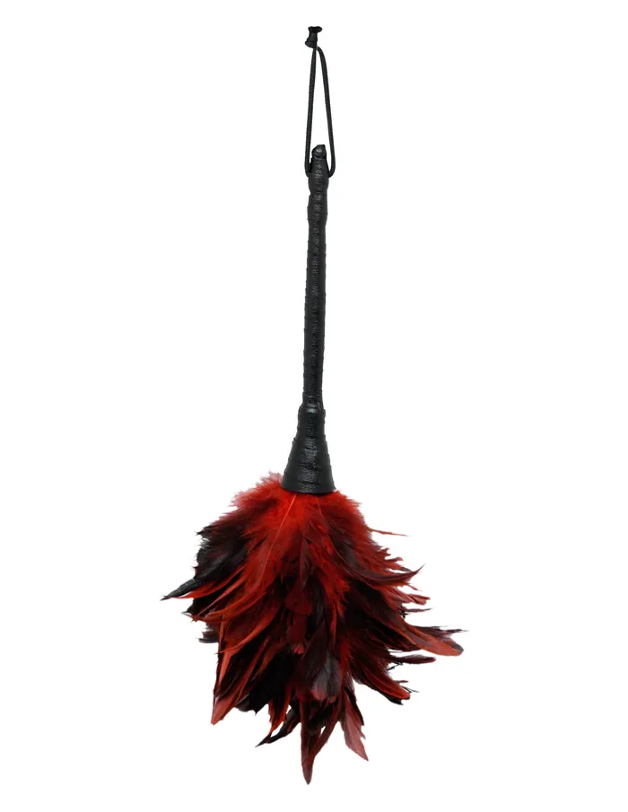 Anal Fetish Fantasy Series Frisky Feather Duster Red Black Pipedream