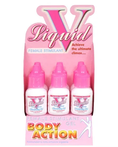 Body Action Enhancers Liquid v for Women 6 Pack Bottle Display