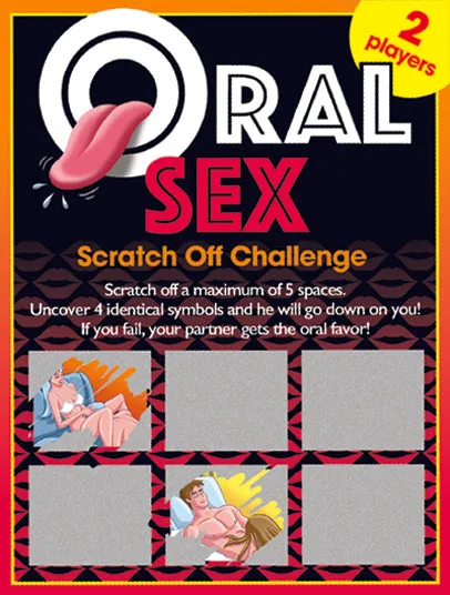Couples Ozze Creations Oral Sex Scratch Off Challenge