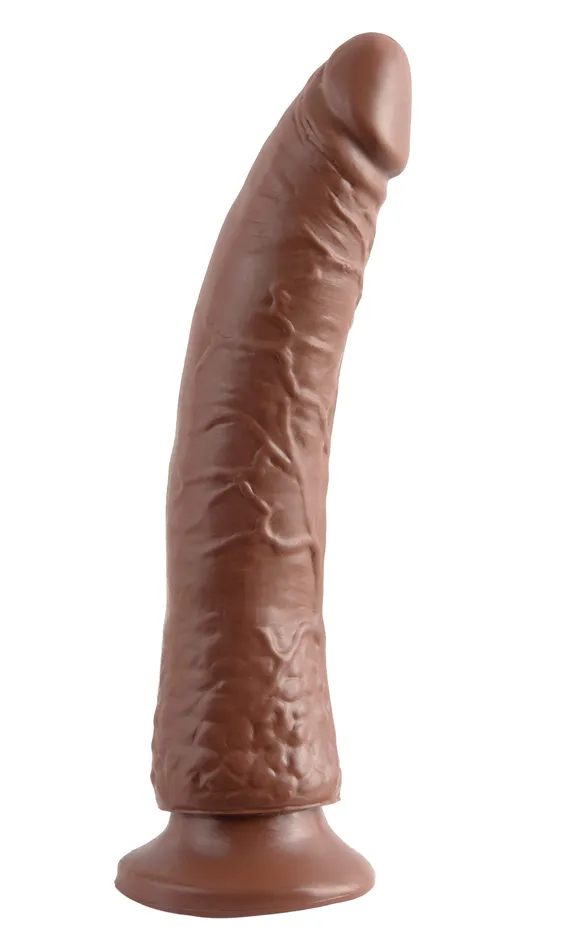 Dildos Pipedream Basix Rubber Works Slim 7 Inch With Suction Cup Brown