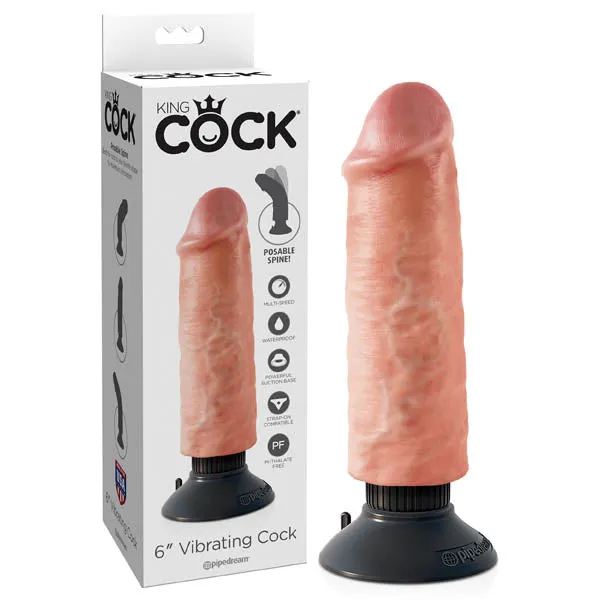 Dildos Pipedream King Cock 6 Vibrating Cock