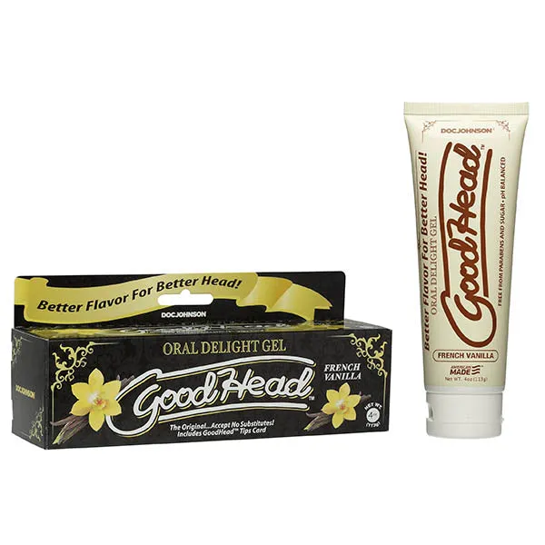 Doc Johnson Enhancers GoodHead Oral Delight Gel French Vanilla Flavoured Oral Sex Lotion Lubricant Doc Johnson Enhancers GoodHead Oral Delight Gel French Vanilla Flavoured Oral Sex Lotion Lubricant