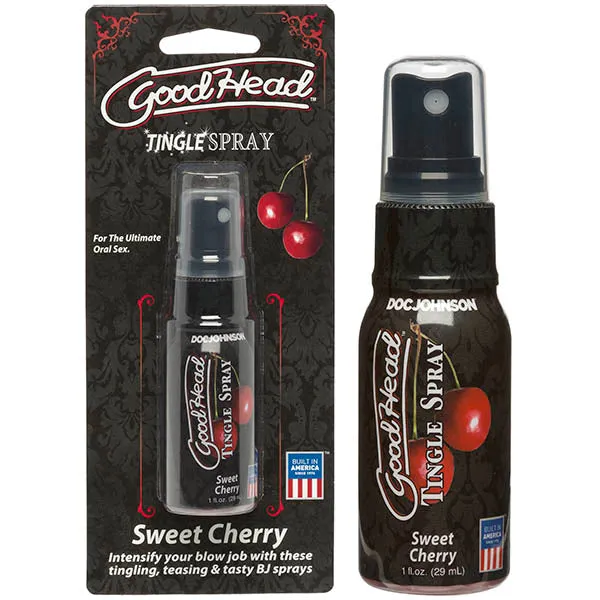 Doc Johnson GoodHead Tingle Spray CHERRY Flavoured Edible Oral Sex Lube | Doc Johnson Couples