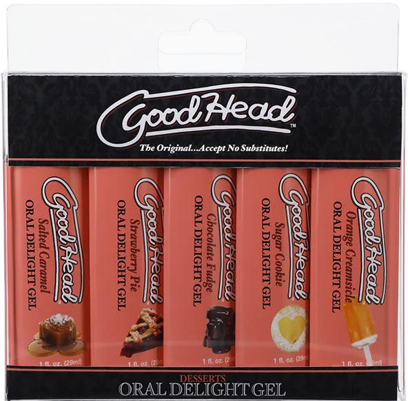 Doc Johnson Oral Delight Gel Desserts 5 Pack Enhancers