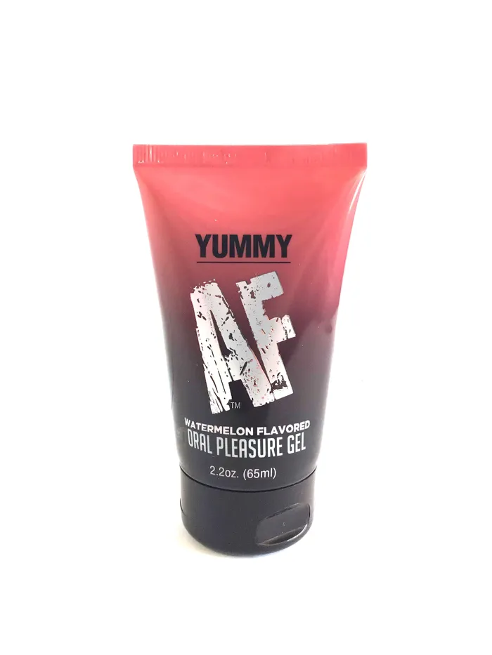 Enhancers Little Genie Yummy Af Oral Pleasure Gel 22 Oz Watermelon