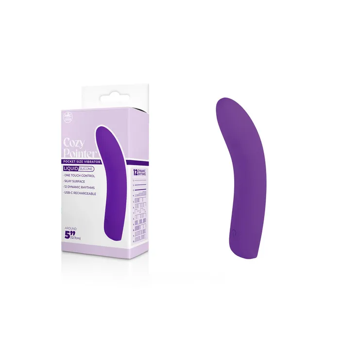 Excellent Power Vibrators Cozy Pointer Purple