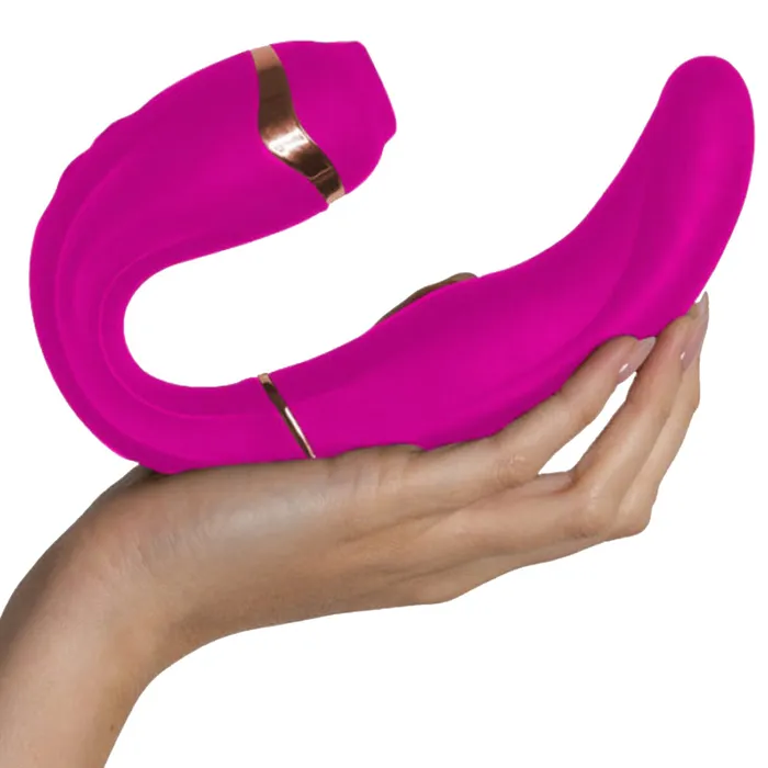 Female Sex Toys | Adrien Lastic Adrien Lastic MY-G Double Ended Clitoral Sucker + Vibrator Dildo Sex Stimulator