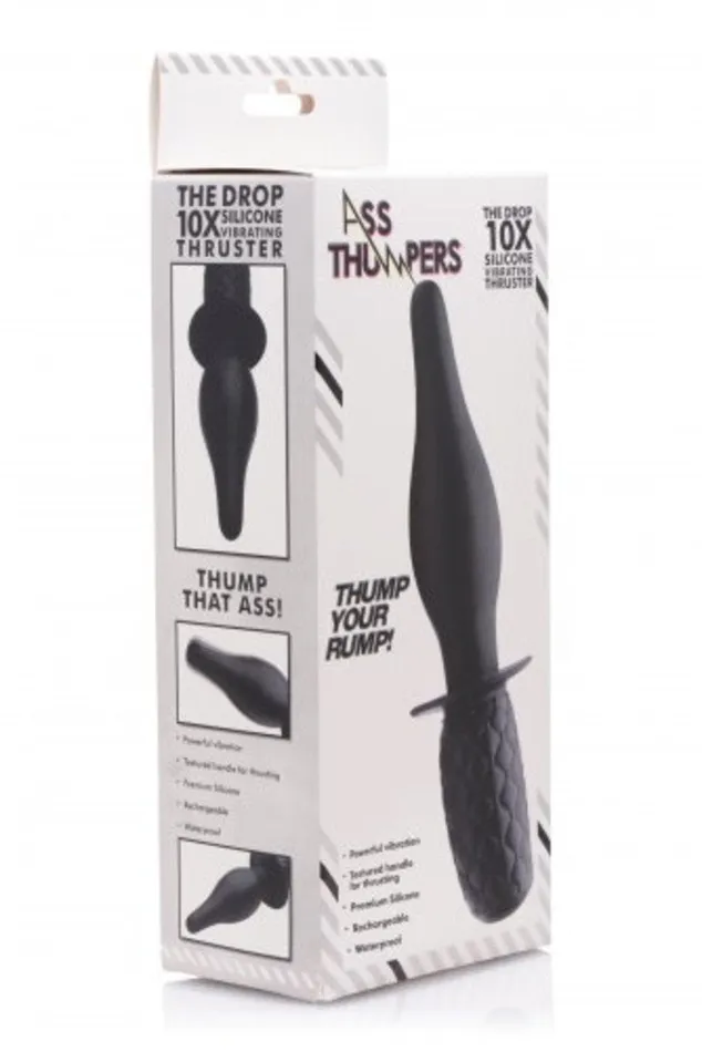 Female Sex Toys | Ass Thumpers Ass Thumpers The Drop 10x Silicone Vibrating Thruster