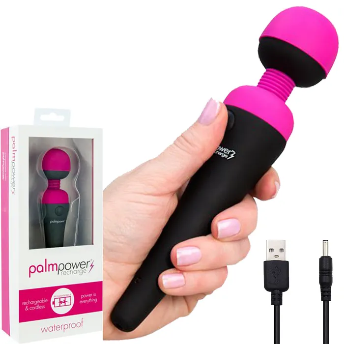 Female Sex Toys BMS Enterprises Palm Power Recharge Personal Massager Waterproof