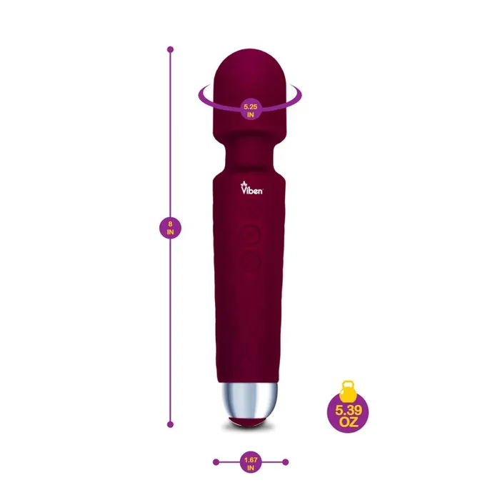 Female Sex Toys | Viben Viben Tempest Wand Body Massager POWERFUL Clitoral Stimulator Couples Sex Toy