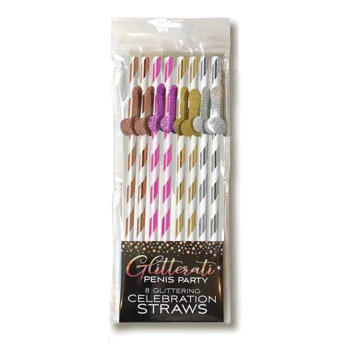 Glitterati Tall Straws Little Genie Vibrators