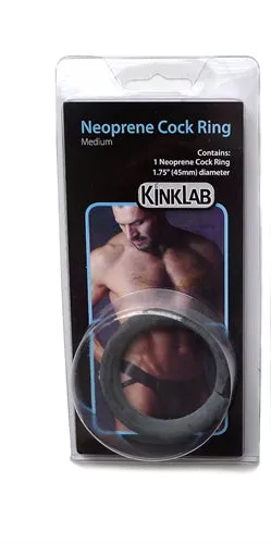 Kinklab Male Sex Toys Neoprene Cock Ring Thick Medium