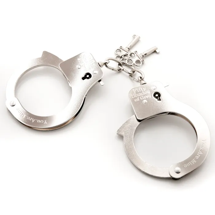Lovehoney Fifty Shades Vibrators Fifty Shades of Grey You Are Mine Metal Handcuffs