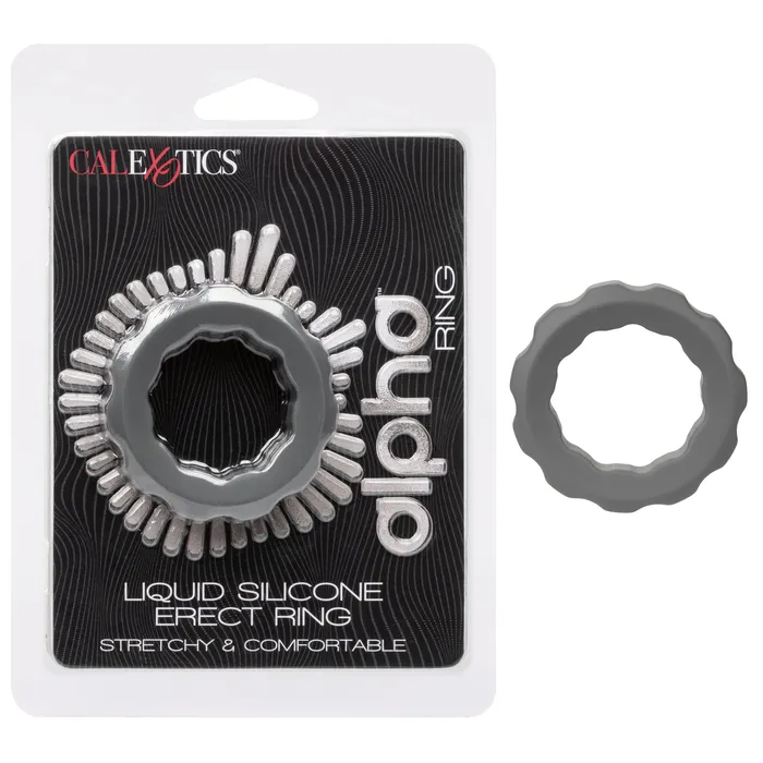 Male Sex Toys Calexotics Alpha Liquid Silicone Erect Ring