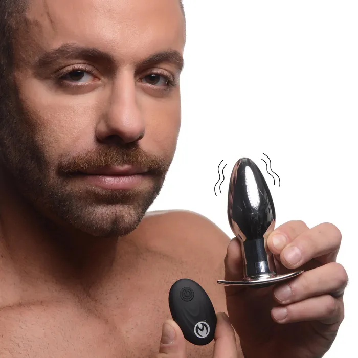 Male Sex Toys | Master Series Chrome Blast 7X Rechargeable Butt Plug with Remote Control