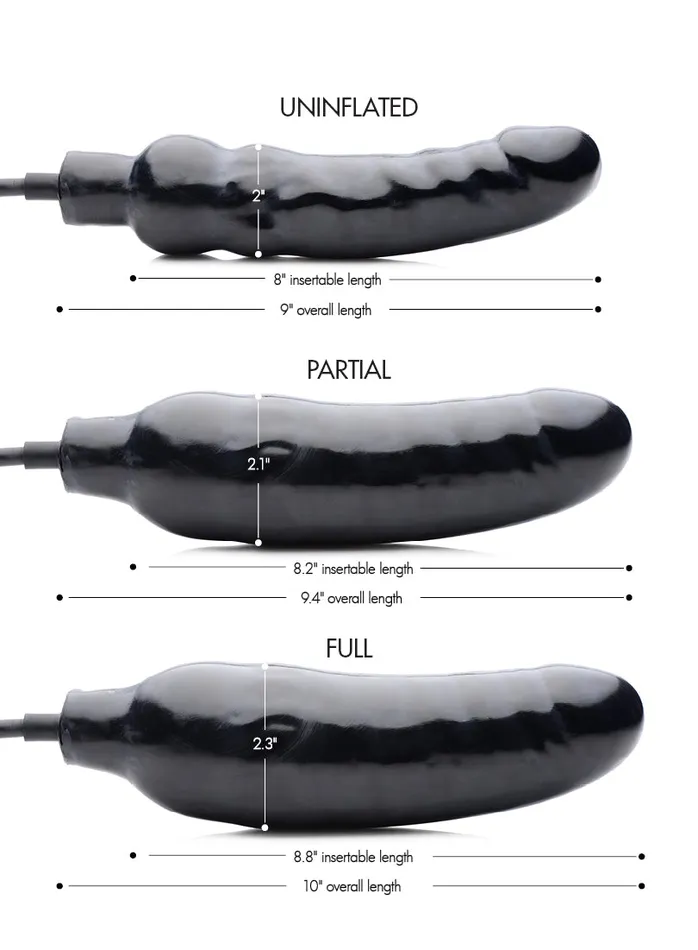 Master Series Female Sex Toys | Primal Inflatable Dildo