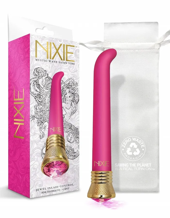 Nixie Jewel Satin G Vibe Pink Tourmaline Global Novelties Vibrators