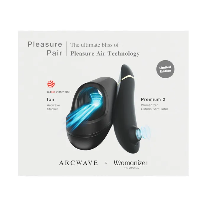 Pleasure Pair Arcwave Ion & Womanizer Premium 2 | Arcwave Vibrators