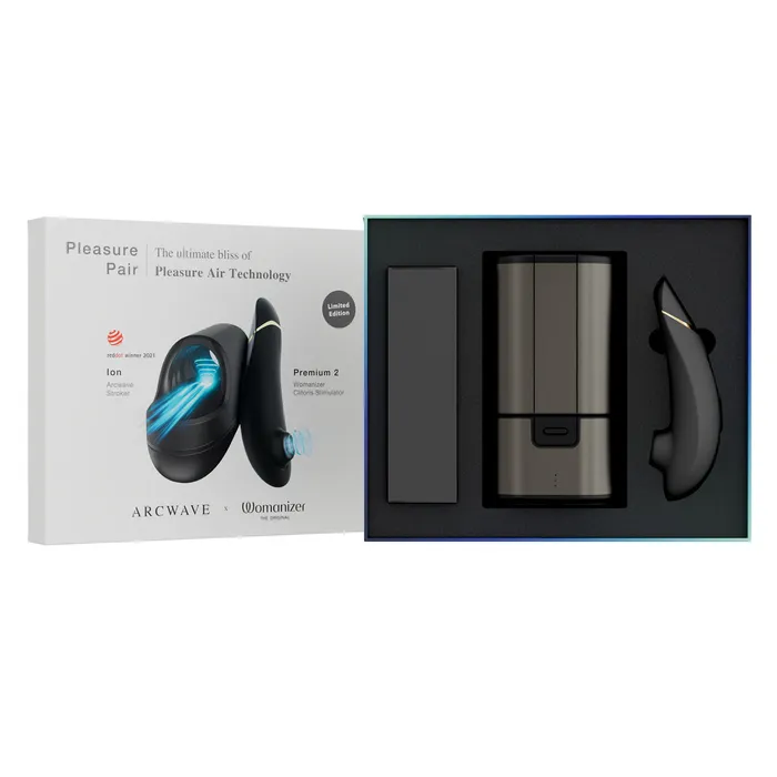 Pleasure Pair Arcwave Ion & Womanizer Premium 2 | Arcwave Vibrators