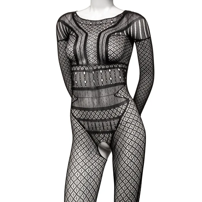 Plus Size Calexotics Scandal Plus Size Full Length Lace Body Suit Sexy Lingerie