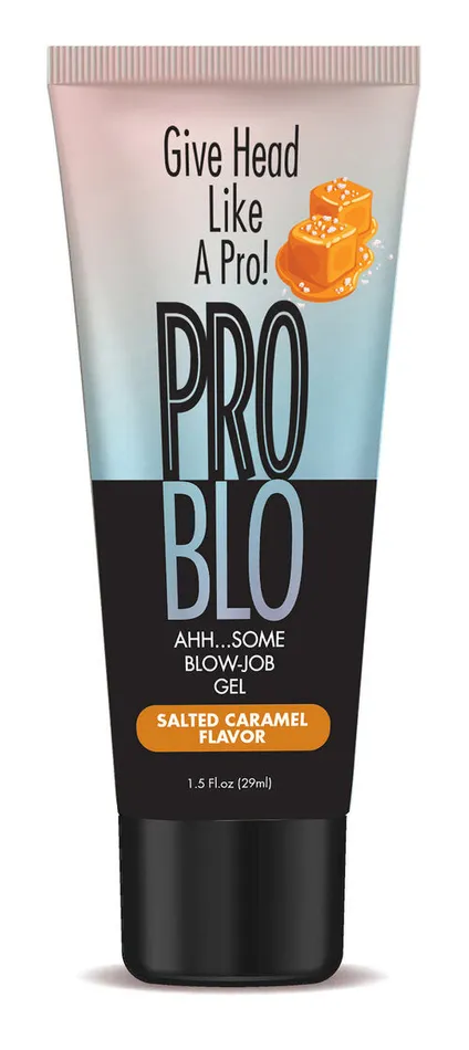 Problo Ahhsome BlowJob Gel Salted Caramel 15 Fl Oz Little Genie Enhancers