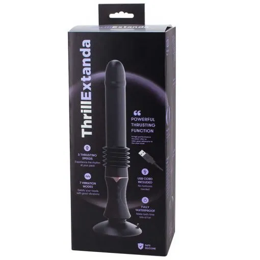 Seven Creations Thrill Extanda Rechargeable Thrusting Vibrator with Suction Cup | Seven Creations Female Sex Toys