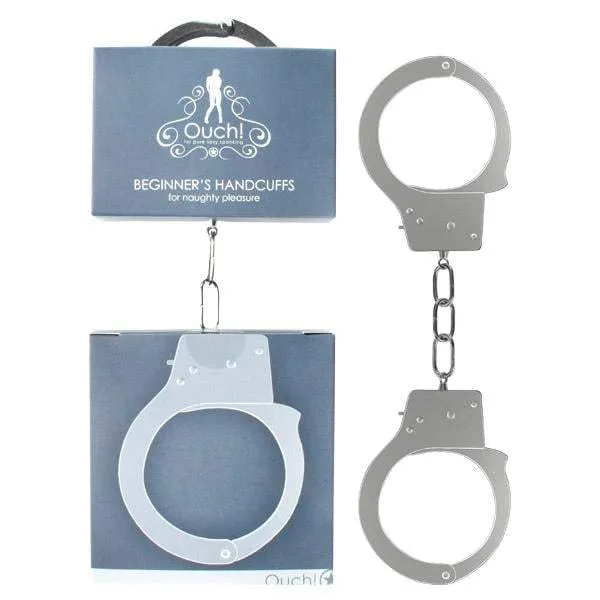 Shots Toys Couples Ouch Beginners Handcuffs Metal Restraints