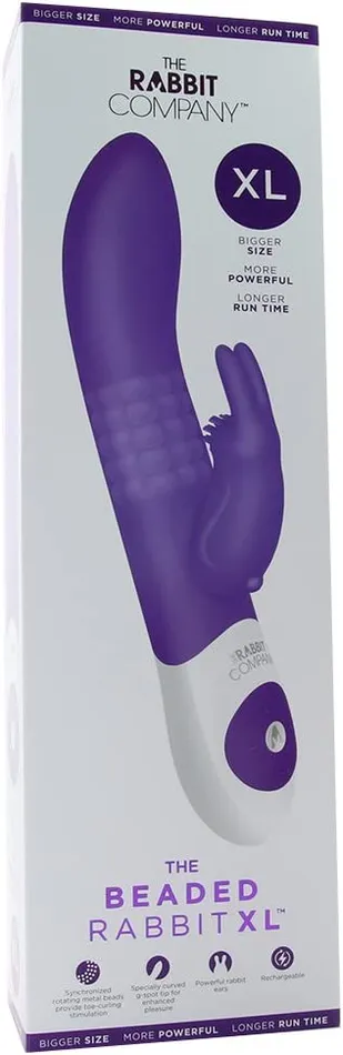 The Rabbit Company RABBIT COMPANY THE BEADED RABBIT XL PURPLE | Vibrators The Rabbit Company RABBIT COMPANY THE BEADED RABBIT XL PURPLE | Vibrators