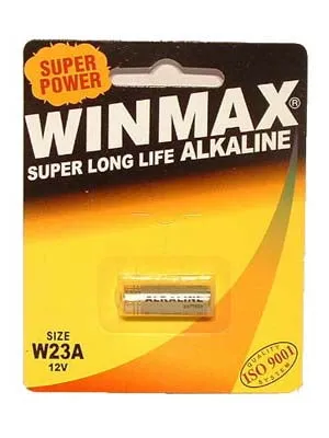 Wincell/Winmax Winmax W23a Alkaline Battery - Alkaline Battery - W23A 1 Pack | Enhancers Wincell/Winmax Winmax W23a Alkaline Battery - Alkaline Battery - W23A 1 Pack | Enhancers