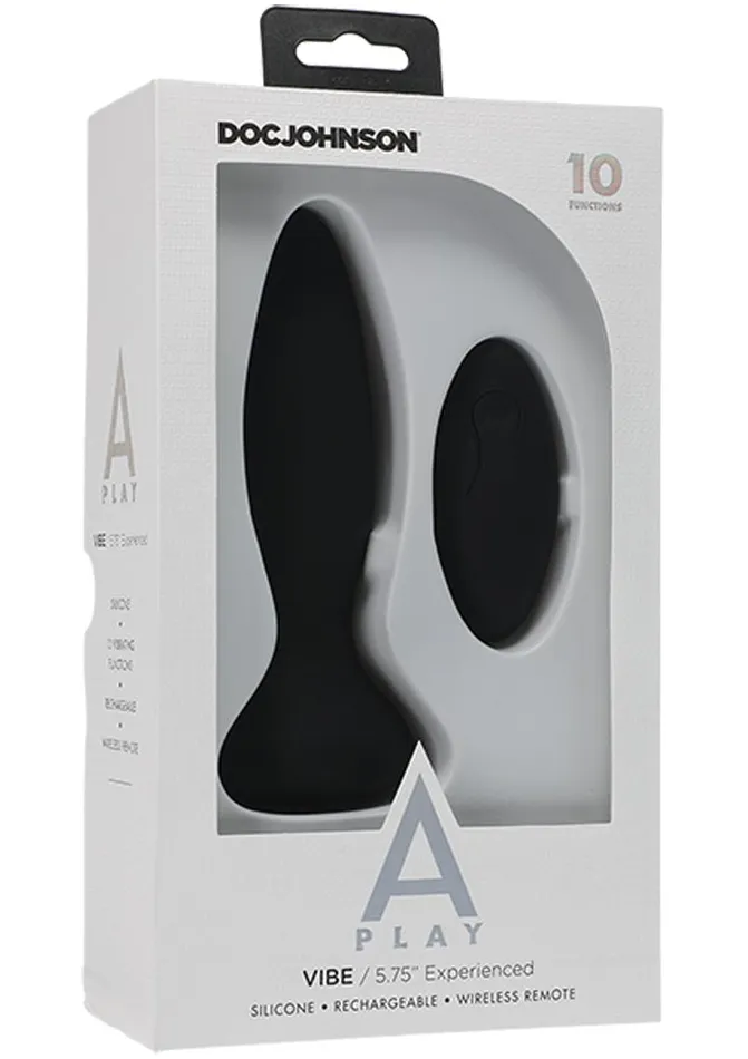 A-Play A-Play Vibe Experienced Anal Plug with Remote Control | Male Sex Toys