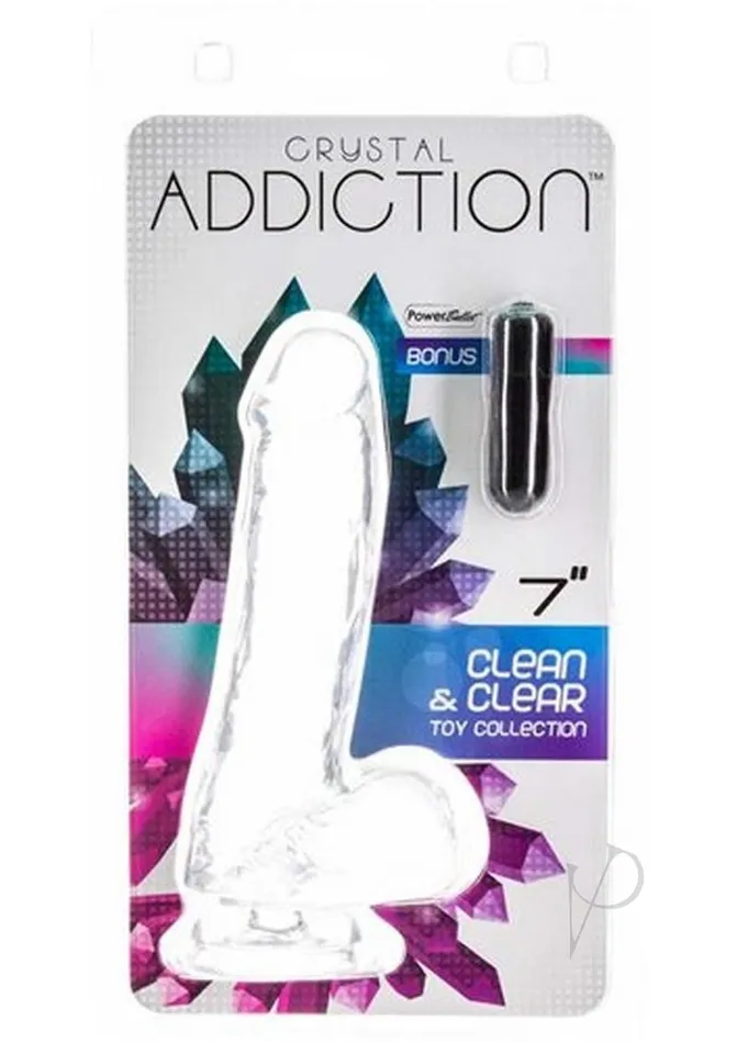 Addiction Crystal Addiction Dildo with Balls | Dildos