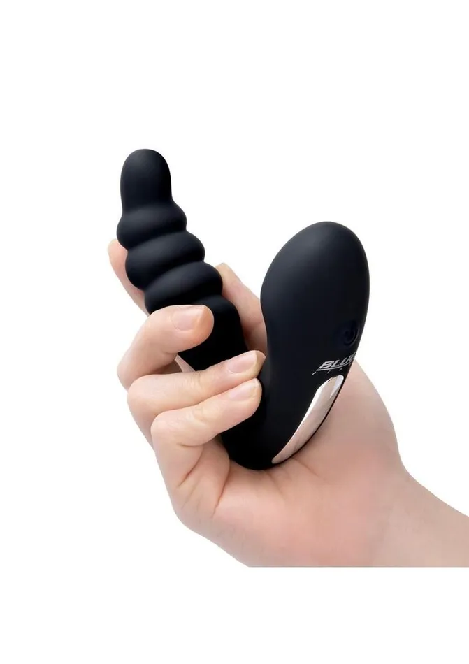 Blue Line CandB Gear Blue Line Prodder Silicone Rechargeable Sphincter Training Remote Controlled Prostate Stimulator | Anal