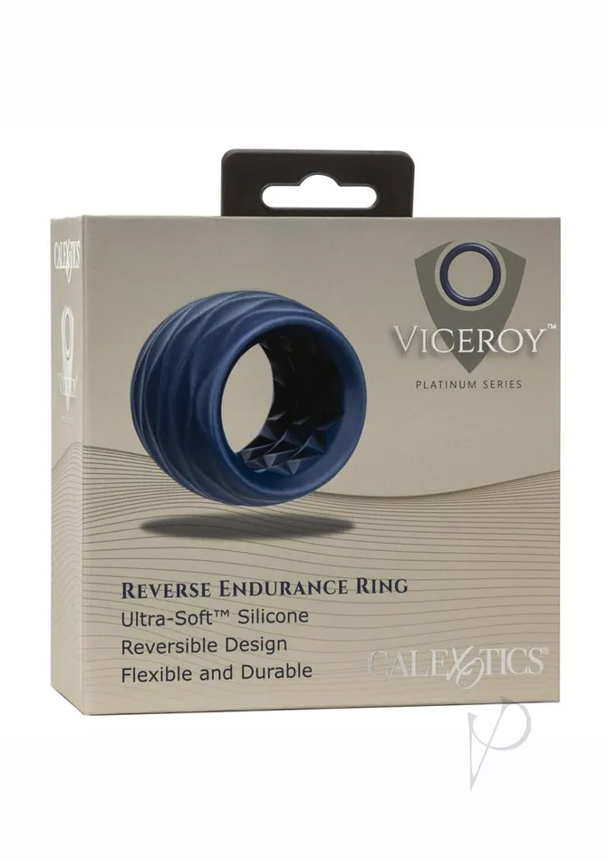 California Exotic Novelties Llc Vibrators Viceroy Reverse Endurance Ring Blue