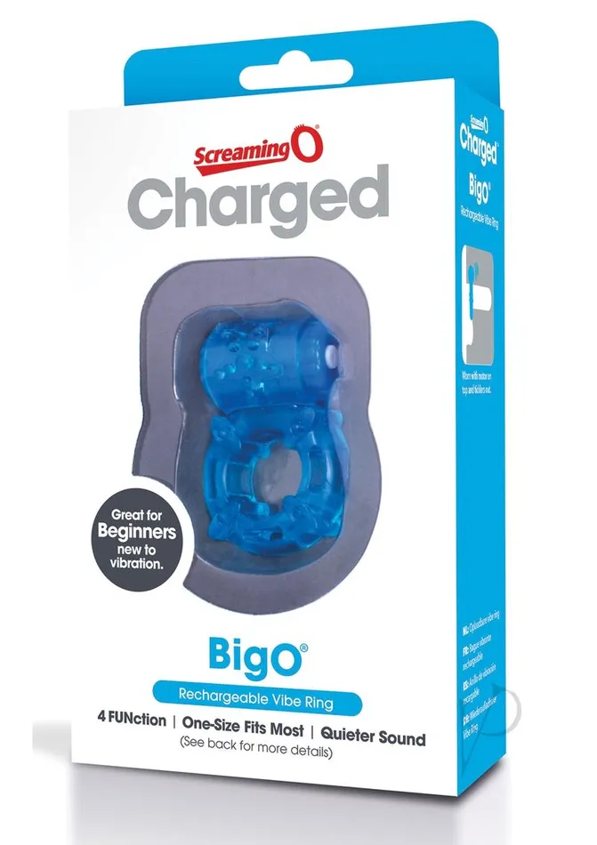 Charged Male Sex Toys | Charged Bigo Rechargeable Waterproof Vibrating Cock Ring