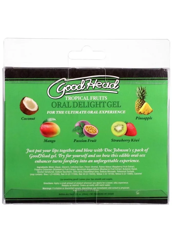 Enhancers GoodHead Goodhead Oral Delight Gel Tropical Fruits