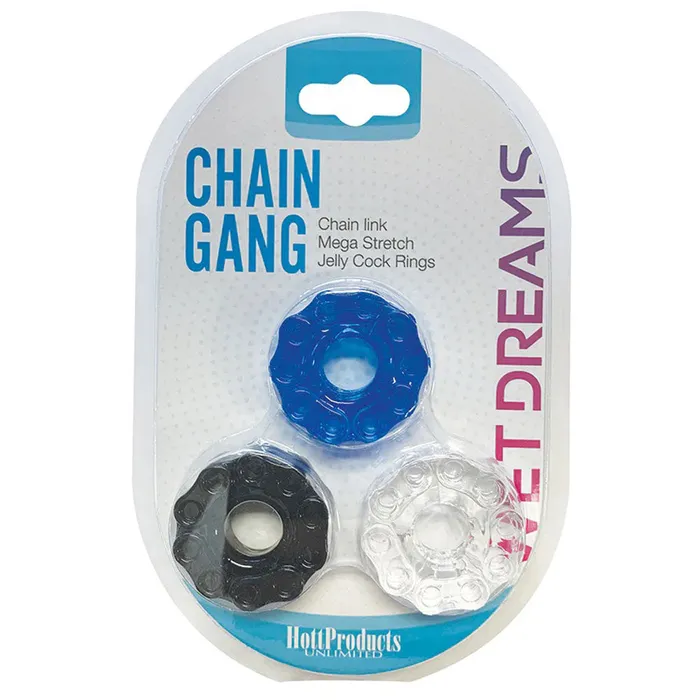 Enhancers Hott Products Wet Dream Chain Gang 3 Pack
