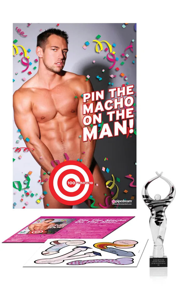 Female Sex Toys | Pipedream Bachelorette Party Favors Pin the Macho on the Man
