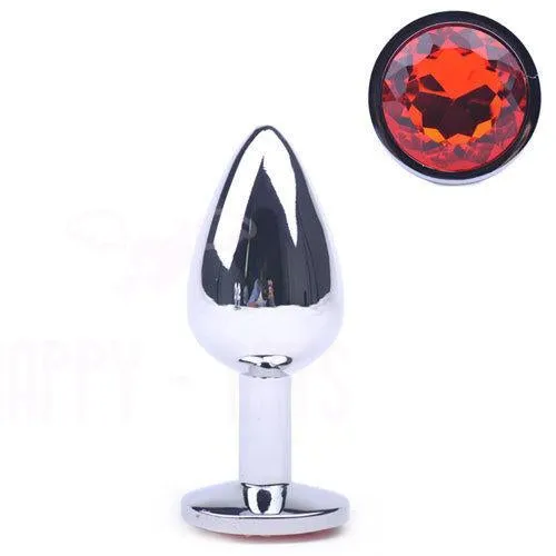Happy-Toys Anal | Diamond Jewel Large Medium Small Anal Butt Anal Plug Dildo Sex Toy Waterproof Red Happy-Toys Anal | Diamond Jewel Large Medium Small Anal Butt Anal Plug Dildo Sex Toy Waterproof Red