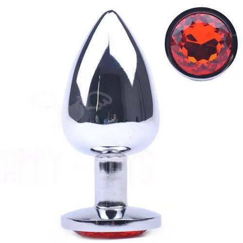 Happy-Toys Anal | Diamond Jewel Large Medium Small Anal Butt Anal Plug Dildo Sex Toy Waterproof Red Happy-Toys Anal | Diamond Jewel Large Medium Small Anal Butt Anal Plug Dildo Sex Toy Waterproof Red