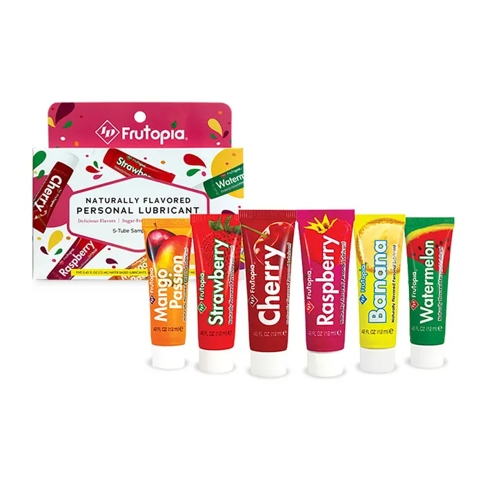 ID Lubricants Enhancers Frutopia 5Tube Sampler Pack Assorted Flavors