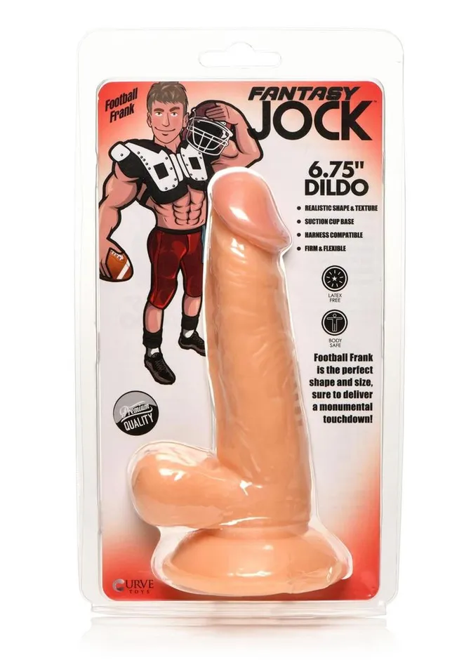 Jock Football Frank Dildo with Balls | Jock Female Sex Toys