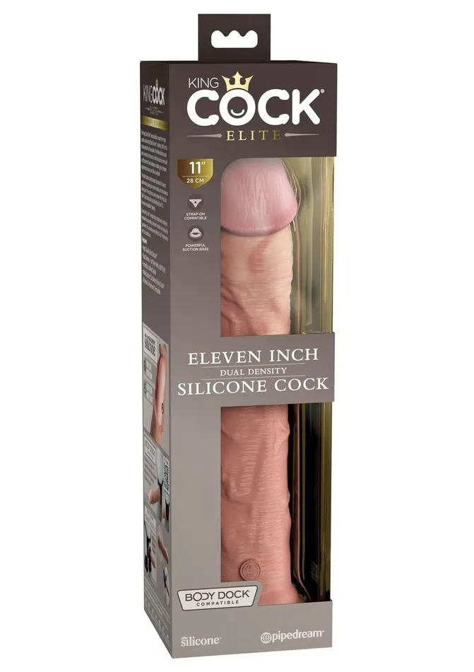 King Cock King Cock Elite Dual Density Silicone Dildo | Female Sex Toys