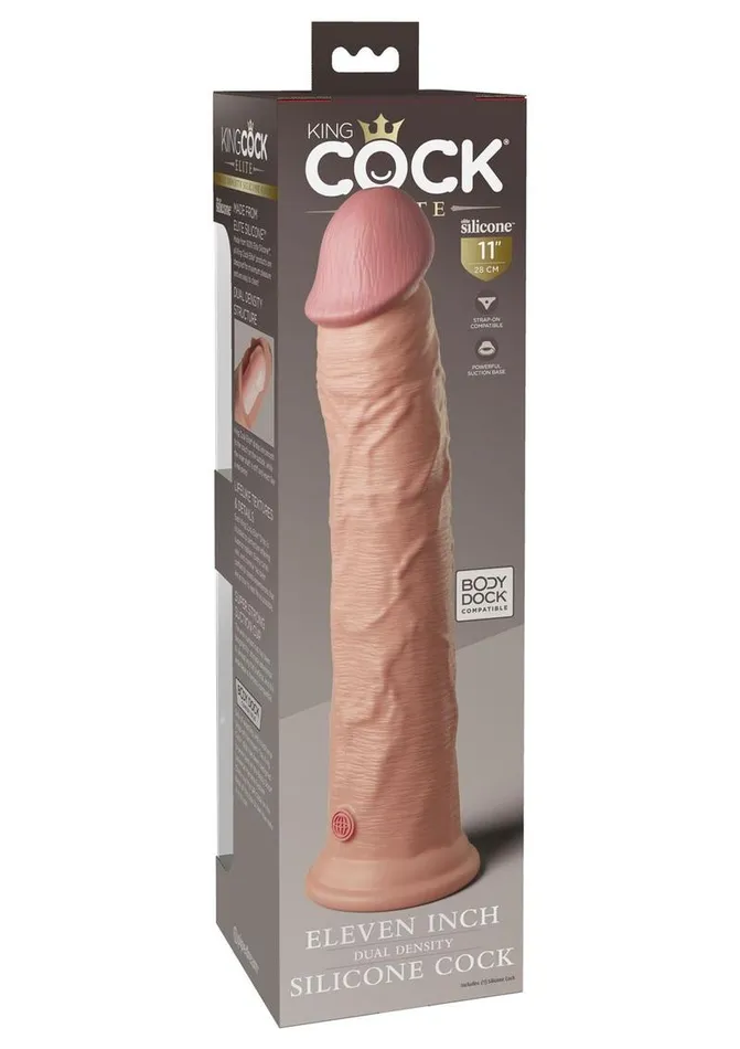 King Cock King Cock Elite Dual Density Silicone Dildo | Female Sex Toys