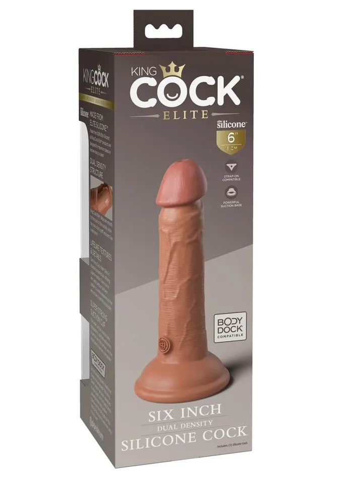 King Cock King Cock Elite Dual Density Silicone Dildo | Female Sex Toys