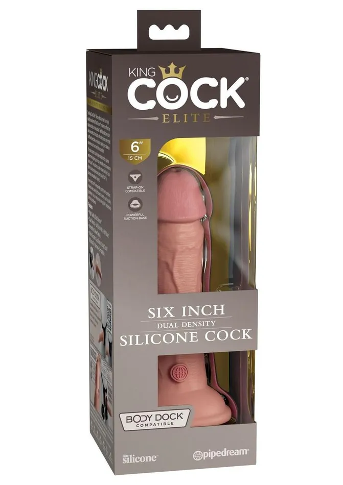 King Cock King Cock Elite Dual Density Silicone Dildo | Female Sex Toys