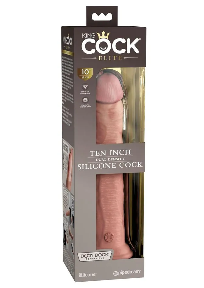 King Cock King Cock Elite Dual Density Silicone Dildo | Female Sex Toys