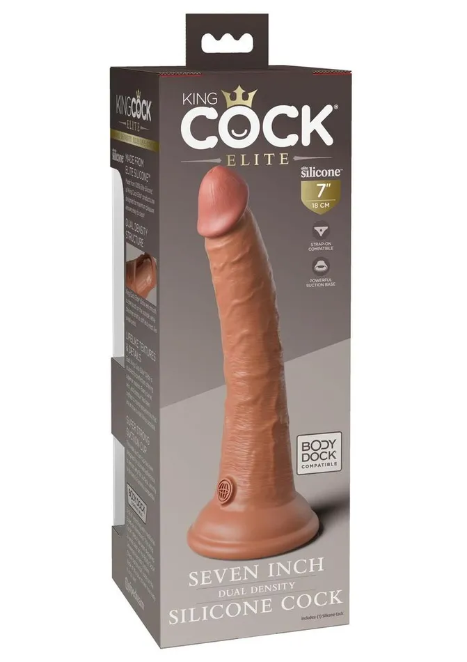 King Cock King Cock Elite Dual Density Silicone Dildo | Female Sex Toys