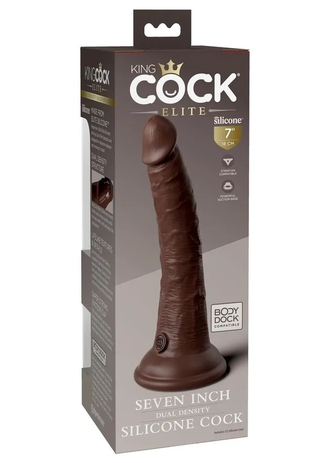 King Cock King Cock Elite Dual Density Silicone Dildo | Female Sex Toys