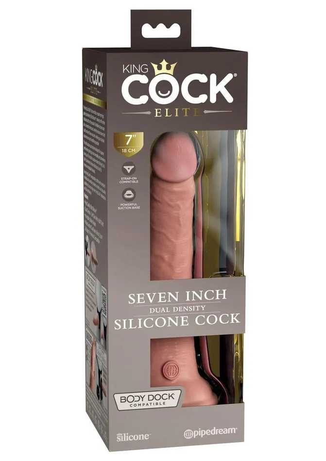 King Cock King Cock Elite Dual Density Silicone Dildo | Female Sex Toys