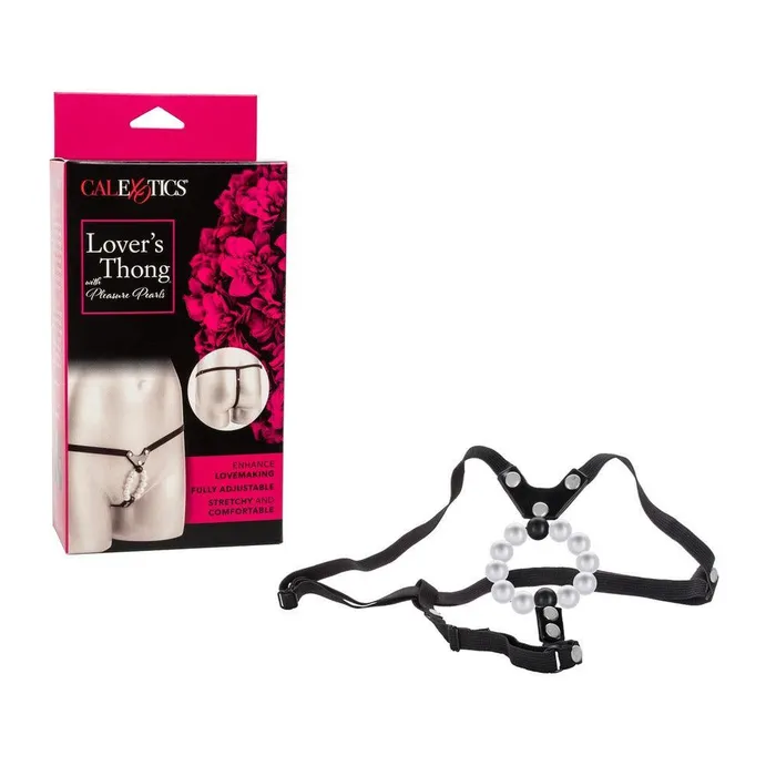 Lovers Thong With Pleasure Pearls | California Exotic Female Sex Toys